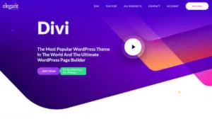 Divi WordPress theme - Divi theme - WordPress theme - Page builder - Customizable - Responsive design - Website design - Elegant Themes